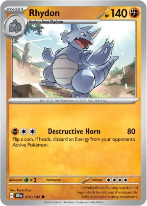 Rhydon - 075/142